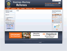 Tablet Screenshot of hastings.ausref.com
